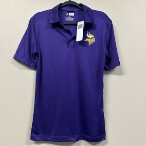 NFL Minnesota Vikings Purple Polo Shirt
